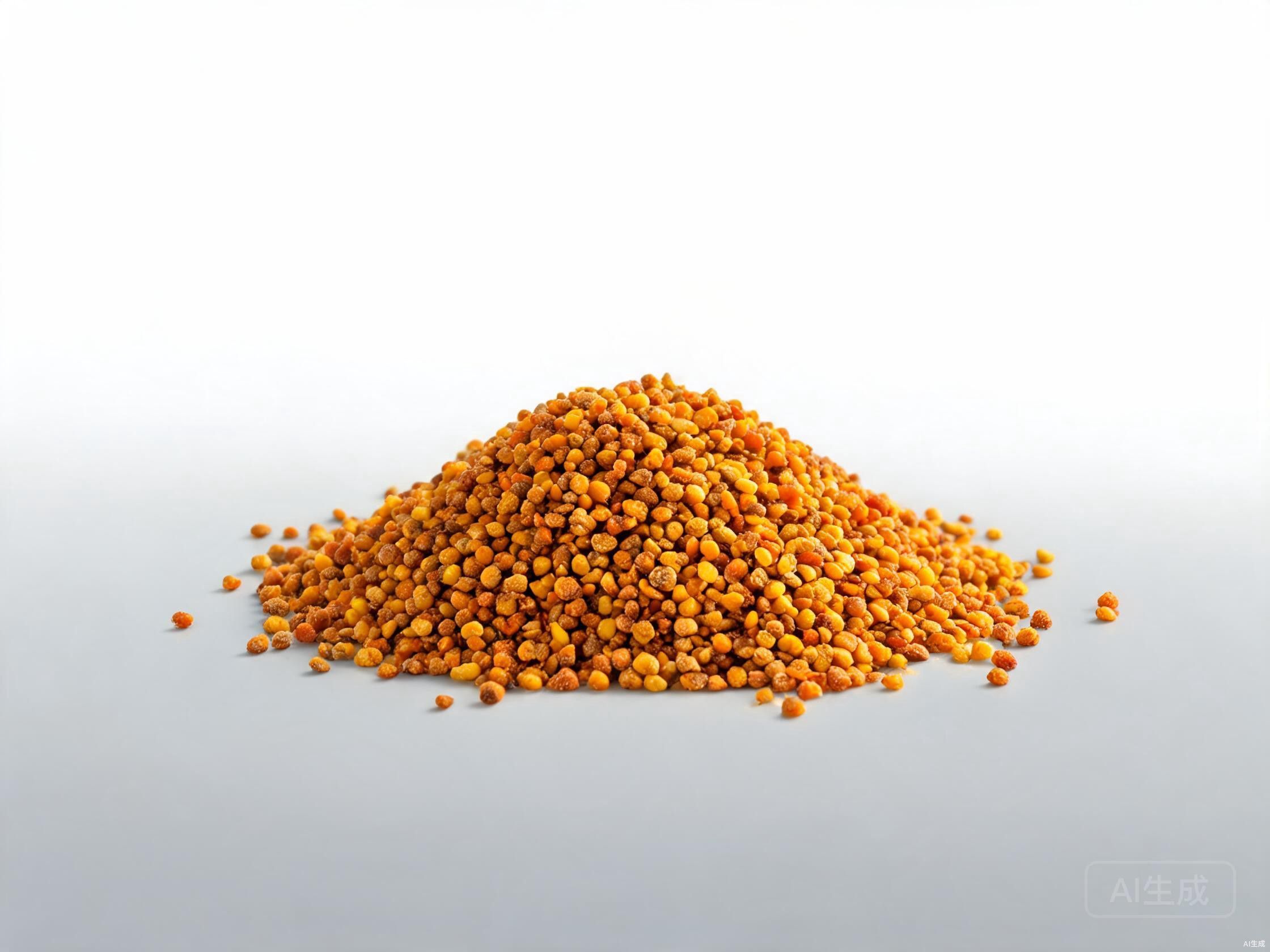 Food-grade bee pollen granules for human consumption