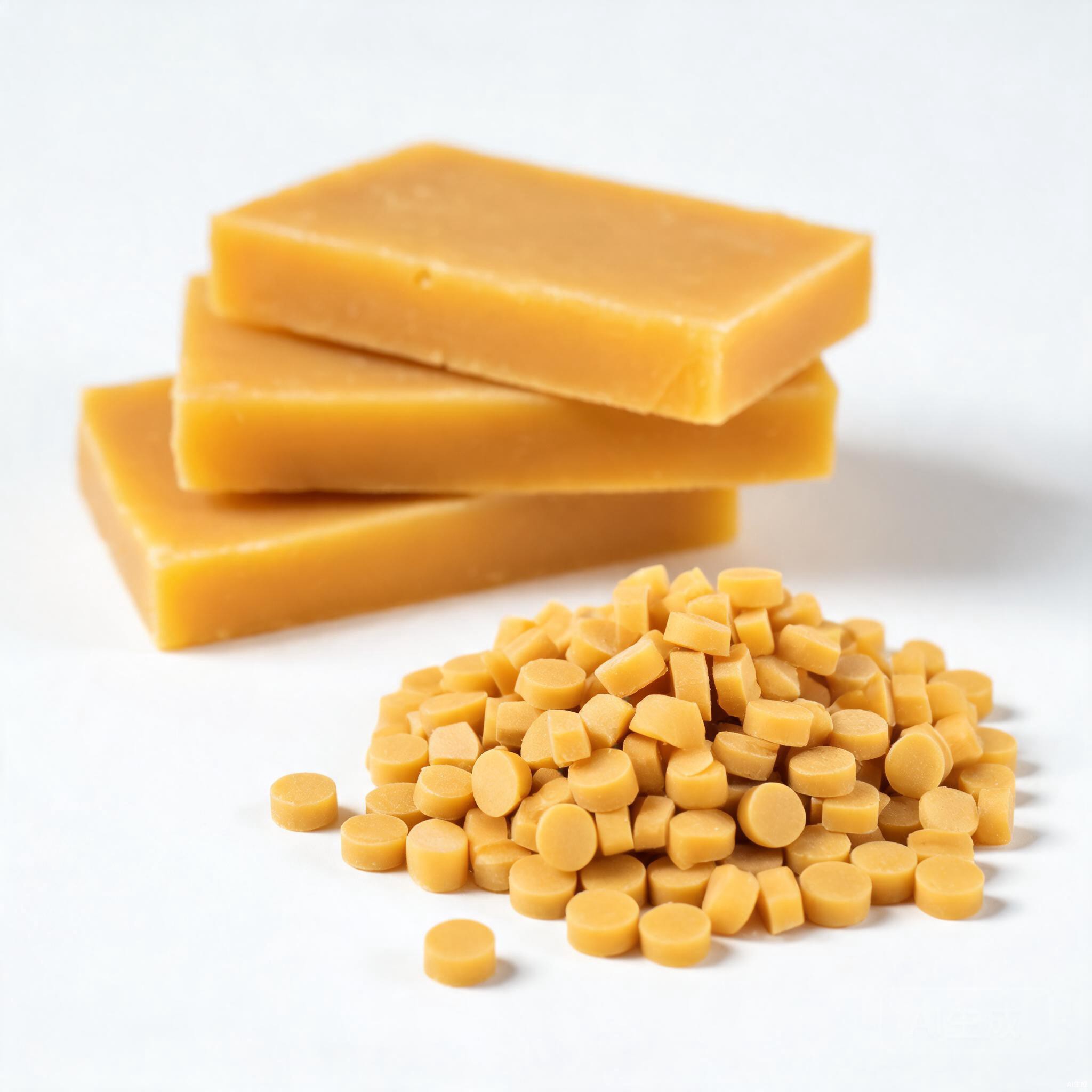 Beeswax pellets and blocks wholesale